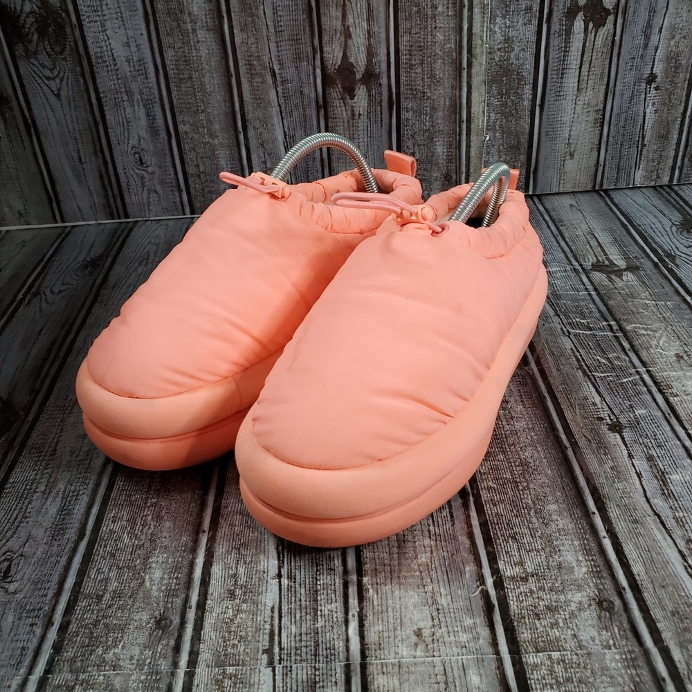 Ugg Women's Maxi Clogs Quilted Slip On Faux Fur Lined Platform Pink Size 9